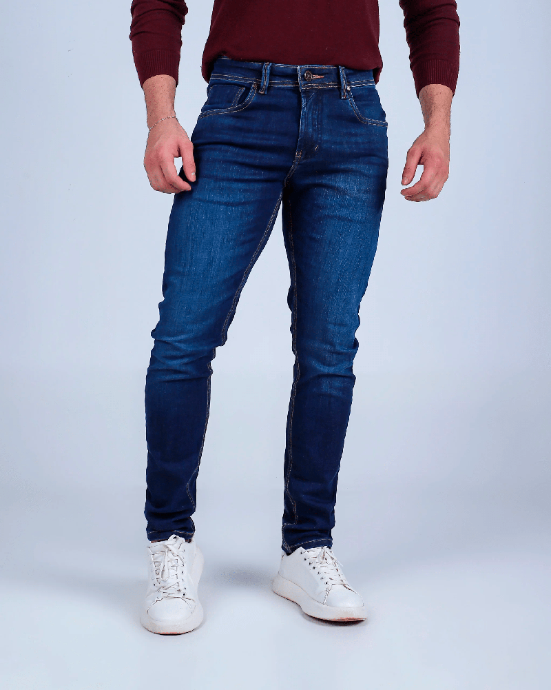 Calça Jeans Blue Wash Slim