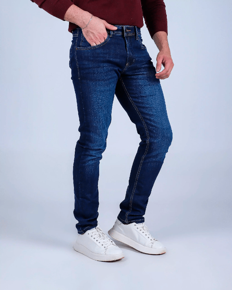 Calça Jeans Blue Wash Slim