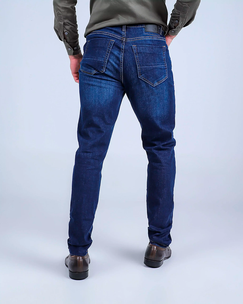 Calça Jeans Blue Wash Slim