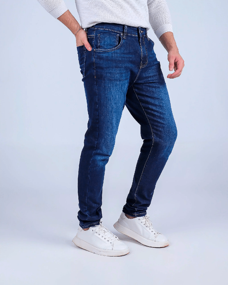 Calça Jeans Blue Wash Slim