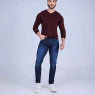 Calça Jeans Blue Wash Slim