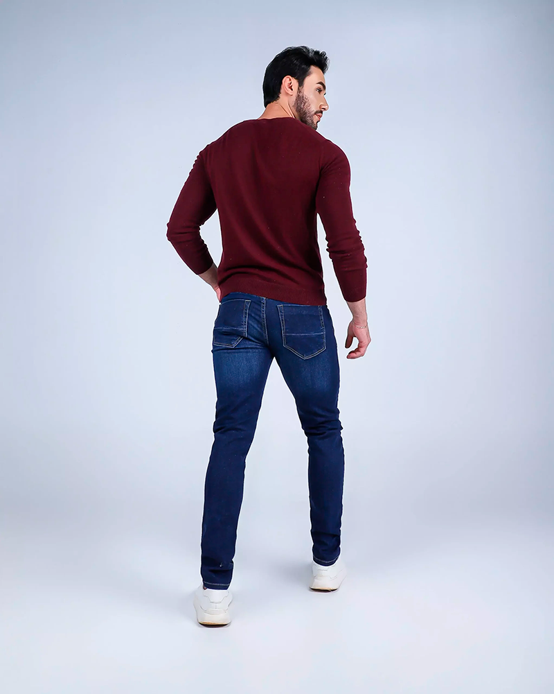 Calça Jeans Blue Wash Slim