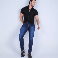 Calça Jeans Blue Wash Slim