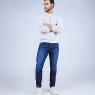 Calça Jeans Blue Wash Slim